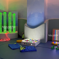 Équipement de thérapie pour salle multisensorielle Panneau mural à LED pour chaise à bulles d'eau Ensemble complet de lumières sensorielles pour l'éducation spéciale