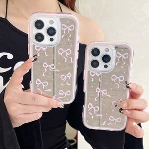 Custodia per telefono a specchio per <span class=keywords><strong>iPhone</strong></span> 17 <span class=keywords><strong>Cover</strong></span> Mobile <span class=keywords><strong>11</strong></span> Pro Max 16 15 13 Custom bianco carino Design con stampa Uv tipo Make up rosa - Product Image 1