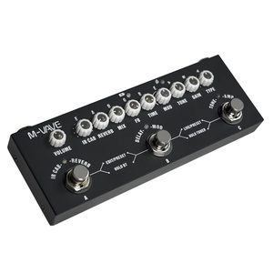 Pédale multi-effets M-VAVE Cube Baby Metal pour guitare/basse avec simulation <span class=keywords><strong>d</strong></span>'<span class=keywords><strong>ampli</strong></span> IR et tuner intégré pour la maison - Product Image 2