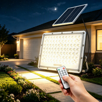 Reflector Solar de Alta Luminosidad IP65 a Prueba de Agua, Reflector LED Solar de Aluminio para Exteriores, Lámpara Solar para Caminos y Jardines