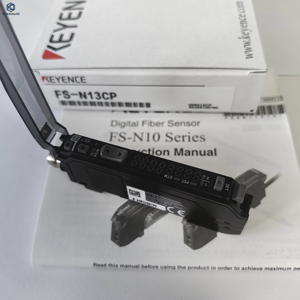 Amplificateur à fibre optique KEYENCE FS-N13CP, sortie PNP haute puissance, série N, réponse 12-24VDC, IP66 pour KEYENCE FU Series FSN13CP - Product Image 1