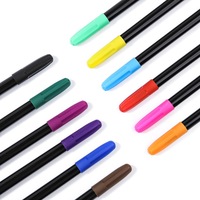 Marqueurs permanents à alcool colorés avec logo personnalisé, couleurs vives conformes à la norme ASTM pour l'écriture sur papier