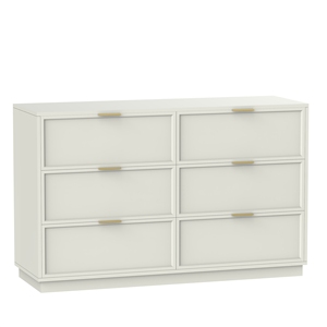 Grande <span class=keywords><strong>commode</strong></span> moderne à 6 tiroirs en bois <span class=keywords><strong>pour</strong></span> <span class=keywords><strong>chambre</strong></span> à coucher - Product Image 5
