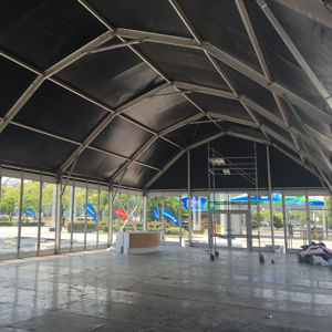 16.5x25m polygone équipement de <span class=keywords><strong>location</strong></span> pavillons événement tentes usine chapiteaux extérieurs luxe tente extérieure équipement de <span class=keywords><strong>location</strong></span> de mariage - Product Image 1