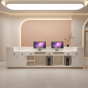 Recepción de laboratorio pequeño, <span class=keywords><strong>Spa</strong></span>, salón de belleza, recepción gris, recepción moderna - Product Image 2