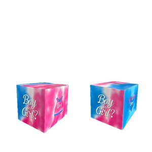 Caja Sorpresa para Revelación <span class=keywords><strong>de</strong></span> Género con Confeti Biodegradable, Caja <span class=keywords><strong>de</strong></span> Confeti para Anuncio <span class=keywords><strong>de</strong></span> Embarazo, Gran Venta - Product Image 3