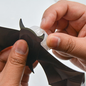 3D Ma quái Halloween Dơi Đảng đáng sợ BAT bức tranh tường <span class=keywords><strong>DIY</strong></span> trang trí cửa sổ nhà có thể tháo rời <span class=keywords><strong>LED</strong></span> BAT dán cho Halloween trang trí tường - Product Image 4