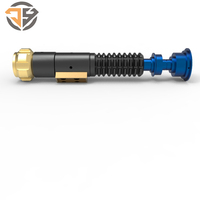 Pièces d'usinage CNC jouet sabre laser poignée en alliage d'aluminium anodisé Micro usinage CNC pièce tournante