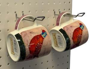 Desktop <strong>Rotating</strong> Black <strong>Display</strong> Stand <strong>with</strong> Pegboard &amp; <strong>Hooks</strong> Desktop <strong>Rotating</strong> Black <strong>Display</strong> Stand <strong>with</strong> Pegboard &amp; <strong>Hooks</strong> - Product Image 4