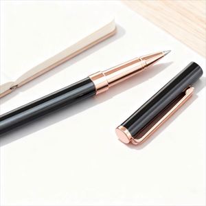 Custom Light Luxury Metal Gel <b>Pens</b> Logo Business Signature 0.5mm Tip Black Ink Custom Promotional <b>Pens</b> for Advertising Marketing - Product Image 2