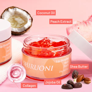 Label privé Baume à Lèvres au <span class=keywords><strong>Miel</strong></span> Bio Vegan Pêche Naturel Anti-dessèchement Hydratant Lèvres <span class=keywords><strong>Masque</strong></span> de Sommeil - Product Image 3