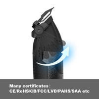 Tondeuse rechargeable haute vitesse Max 8500 tr/min, lame DLC de haute qualité, tondeuse pour hommes, machine de barbier pour salon de coiffure
