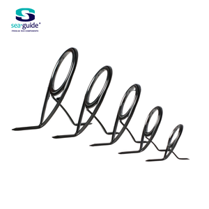 Guida Seaguide XQG doppio piede telaio in acciaio inox guida di <span class=keywords><strong>pesca</strong></span> anello di zirconio nero <span class=keywords><strong>per</strong></span> Spinning e fusione canna <span class=keywords><strong>da</strong></span> <span class=keywords><strong>pesca</strong></span> 1 pz - Product Image 4