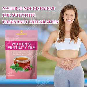 Té de Fertilidad para Mujeres HOT <span class=keywords><strong>SALA</strong></span> OEM, Nutrición Natural con Chasteberry y Hoja de Frambuesa Roja para Ayudar a la Concepción y la Ovulación - Product Image 6