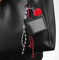 Porte-clés et breloques de sac raffinés, élégants et tendance, avec perles et nœuds, pour cartes