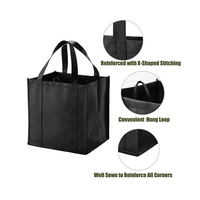 Sac de courses réutilisable personnalisable, écologique, couleur et taille sur mesure, avec bandoulière renforcée et résistante, en non-tissé.