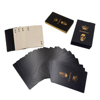 Qualité et quantité assurées Meilleure vente de cartes à jouer en papier avec bords dorés personnalisés finis en lin avant et arrière