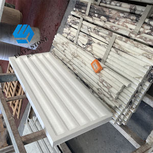 Plinthe en marbre naturel de qualité supérieure moulure hôtel Villa projet porte fenêtre cadre décoration pierre garniture marbre plinthe - Product Image 4