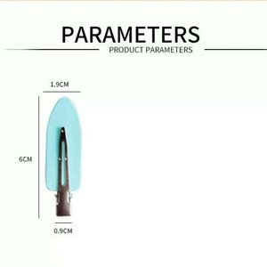 Barrette <span class=keywords><strong>plate</strong></span> sans couture Y2K mignonne couleur unie bonbon, accessoire de coiffure et de maquillage pour femmes et filles - Product Image 2
