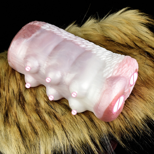 Juguete Sexual Realista de Silicona Suave de Doble Canal, Masturbador Masculino con Versiones Peludas y Sin Pelos, Productos para Adultos - Product Image 5