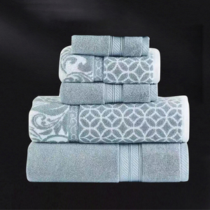 Telo da bagno da viaggio in tessuto Jacquard con logo di lusso spesso tessuto personalizzato spugna goffrato 100% telo <span class=keywords><strong>mare</strong></span> in microfibra - Product Image 4