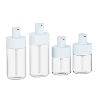 300ml 500ml Vide coloré Presse pompe Plat Carré Shampooing Cosmétiques Conteneur Liquide Main Savon Emballage Bouteilles En Plastique