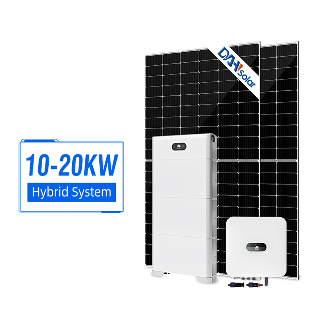 Solar Energy System 15kw Hybrid Solar Panel Kit 20kw 25kw 30kw Battery Storage System
