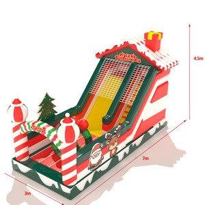 Toboggan gonflable sur le thème de Noël, <span class=keywords><strong>en</strong></span> PVC durable, pour enfants, facile à installer, pour 10 enfants, événements scolaires, carnavals, amusement <span class=keywords><strong>en</strong></span> plein air - Product Image 5