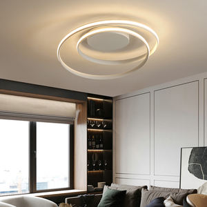 Nuevo diseño blanco OEM aluminio moderno LED dormitorio lámpara de techo redonda - Product Image 4