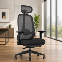 Chaise de bureau ergonomique en maille pour PDG, fabriquée en usine de meubles de bureau du Guangdong, prix abordable