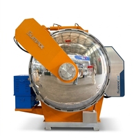Autoclave à pulvérisation d'eau à haute température SUMPOT avec porte à ciseaux automatique et contrôle PLC pour boîtes de haricots