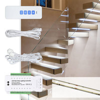 Contrôleur de lumière d'escalier RL-STEP-02 étapes intelligentes télécommande sans fil personnalisée pilote en gros pour la domotique bandes de LED