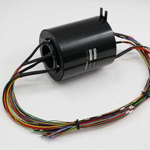 แหวนสลิปเพลากลวง SRB50ขนาดกะทัดรัด50มม. ID 6วงจรตัวเชื่อมต่อไฟฟ้าแบบหมุน5A 10A 36C สำหรับอุตสาหกรรมอัตโนมัติ - Product Image 4