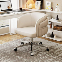 Chaise de bureau en gros, pivotante et réglable en hauteur, confortable, rotation à 360 degrés, chaise de maquillage, mobilier de salon