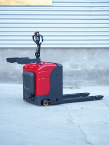 Chariot à palettes électrique AC20, capacité de charge de 2 tonnes, utilisation en intérieur, longueur de fourche de 1200 mm - Product Image 2