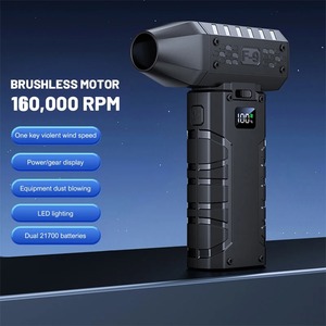 Mini Air <b>Blower</b> 80000 RPM Handheld Electric Turbo Jet Fan 26m/s <b>Wind</b> Speed Brushless Motor Violent Fan with LED Display - Product Image 2