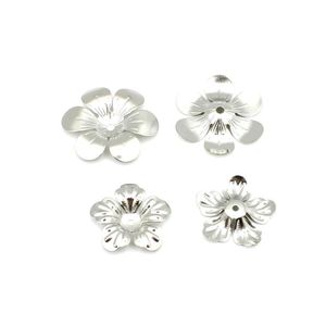 Capuchons de perles en acier inoxydable, or et argent, pour la création de bijoux DIY, 10mm, 8mm, 6mm - Product Image 2