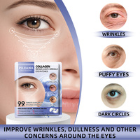 Patchs pour les yeux au collagène or, marque privée, anti-rides, masque pour les cernes, anti-poches, hydratant, raffermissant