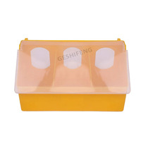 Mangeoire automatique en plastique Durable pour volaille, équipement de ferme pour oiseaux, pigeons, caille, mangeoire