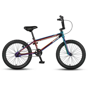 Bicicleta más vendida, bicicleta de montaña de 20 ", marco de acero profesional de una sola velocidad, bicicleta BMX con neumático grueso