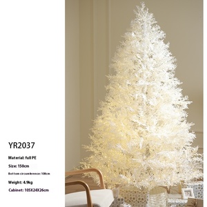 Hiện Đại Sang Trọng 180Cm Đầy Đủ Pe Trắng Giáng Sinh Trang Trí Cây Màu Sắc Nhà Kẹo Nạng Mặt Dây Chuyền Đồ Trang Trí Cây Giáng Sinh - Product Image 6