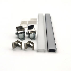 Cubierta de difusor de PC personalizada de 17x7mm, perfil de aluminio Led para techo de cocina y luz de armario, carcasa lineal de aluminio Led - Product Image 2