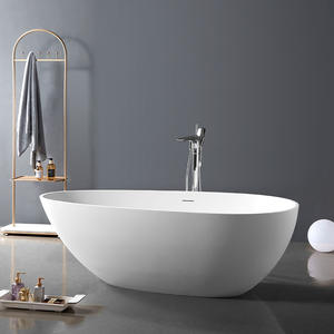 Baignoires de forme ovale utilitaire <span class=keywords><strong>Spa</strong></span> grands bains à remous nordiques baignoire en acrylique intégrée sans couture hôtel baignoire européenne indépendante - Product Image 1