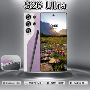 สมาร์ทโฟน S26 Ultra 7.3 นิ้ว 5G รุ่น 4GB+64GB ระบบปฏิบัติการ Android 15 รองรับ<span class=keywords><strong>ภาษา</strong></span>สเปนและอังกฤษ กล้องหลัง 108MP หน้าจอ HD ชิปประมวลผล Deca Core Snapdragon 800 Series รองรับการชาร์จเร็ว 100W - Product Image 2