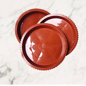 Plateau en plastique à bords dentelés 260, base de pot de fleurs en plastique, plateau de récupération d'eau, base mobile, support de pot de fleurs, pot de fleurs - Product Image 4