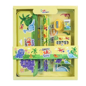 Văn phòng phẩm thiết lập cho bé trai trở lại trường học cung cấp Kit cho trẻ em bao gồm bút chì tẩy Cai Trị vót cho học sinh - Product Image 1