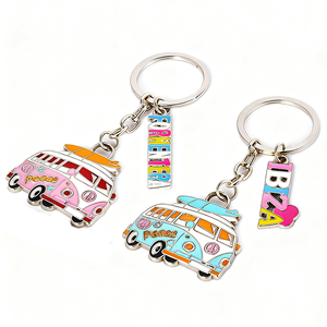 Llavero Abridor de Botellas de Metal Promocional, Personalizado, con Esmalte Brillante, Diseño Vintage de Dibujos Animados, Recuerdo Turístico de Ibiza - Product Image 4