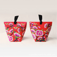 Boîte d'emballage en carton pliable de style coréen, petite boîte cadeau pour estampage de bonbons