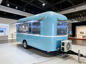 SANSHELL <span class=keywords><strong>AS350</strong></span> Remorque de cuisine mobile multifonctionnelle en acier inoxydable pour BBQ de rue et restauration rapide, garantie 1 an, isolée et antirouille - Product Image 1