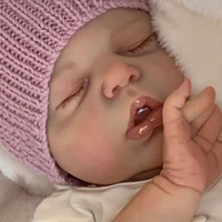YOURBRAND Perlengkapan Perawatan Lengkap Boneka Bayi Perempuan Silikon Edisi Terbatas Figur Pajangan Bayi Baru Lahir Realistis